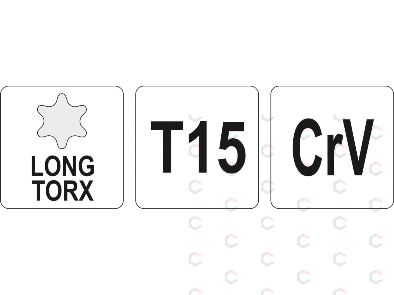 L tipo raktas | ilgas tipas | T-Star (Torx) T15 (YT-05495) 1 L tipo raktas | ilgas tipas | T-Star (Torx) T15 (YT-05495) 1