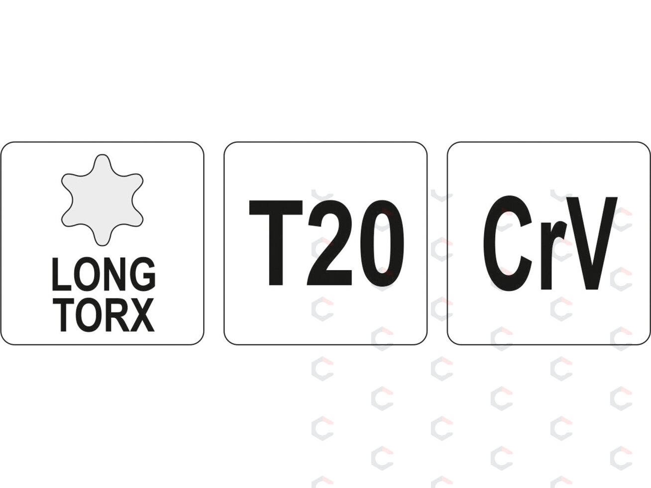 L tipo raktas | ilgas tipas | T-Star (Torx) T20 (YT-05496) 1 L tipo raktas | ilgas tipas | T-Star (Torx) T20 (YT-05496) 1