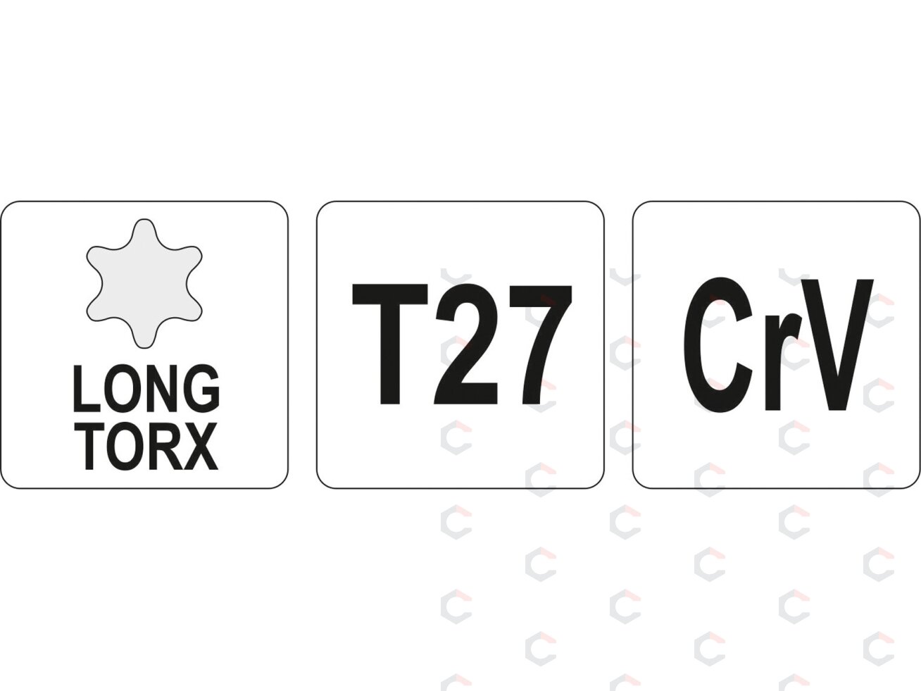 L tipo raktas | ilgas tipas | T-Star (Torx) T27 (YT-05498) 1 L tipo raktas | ilgas tipas | T-Star (Torx) T27 (YT-05498) 1