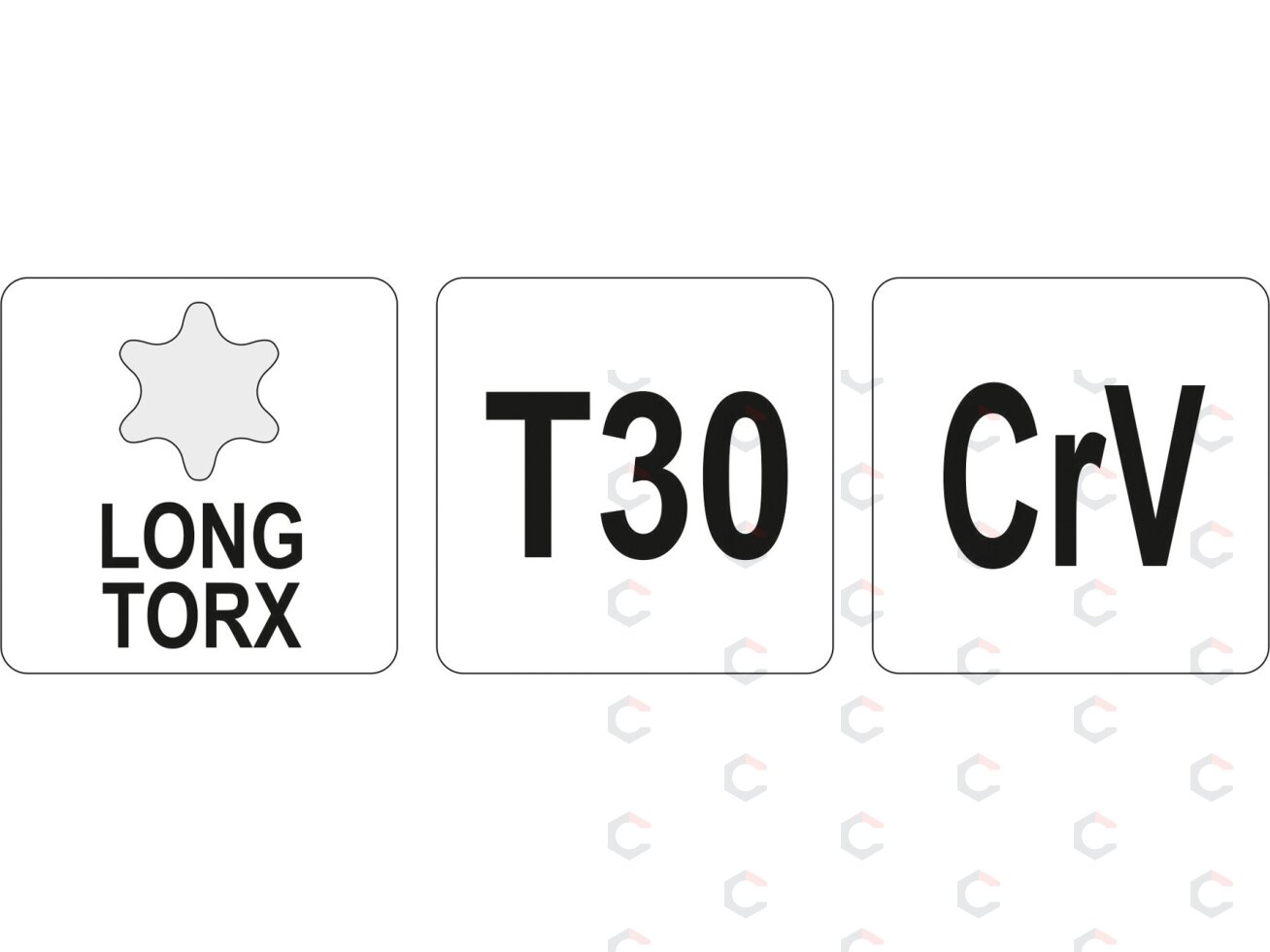 L tipo raktas | ilgas tipas | T-Star (Torx) T30 (YT-05499) 1 L tipo raktas | ilgas tipas | T-Star (Torx) T30 (YT-05499) 1