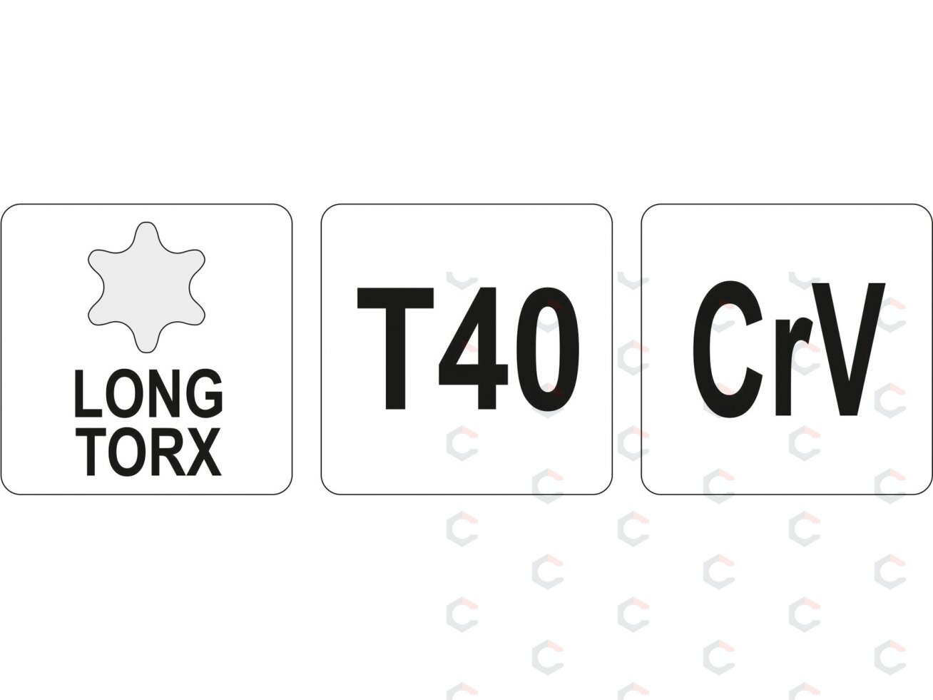 L tipo raktas | ilgas tipas | T-Star (Torx) T40 (YT-05501) 1 L tipo raktas | ilgas tipas | T-Star (Torx) T40 (YT-05501) 1