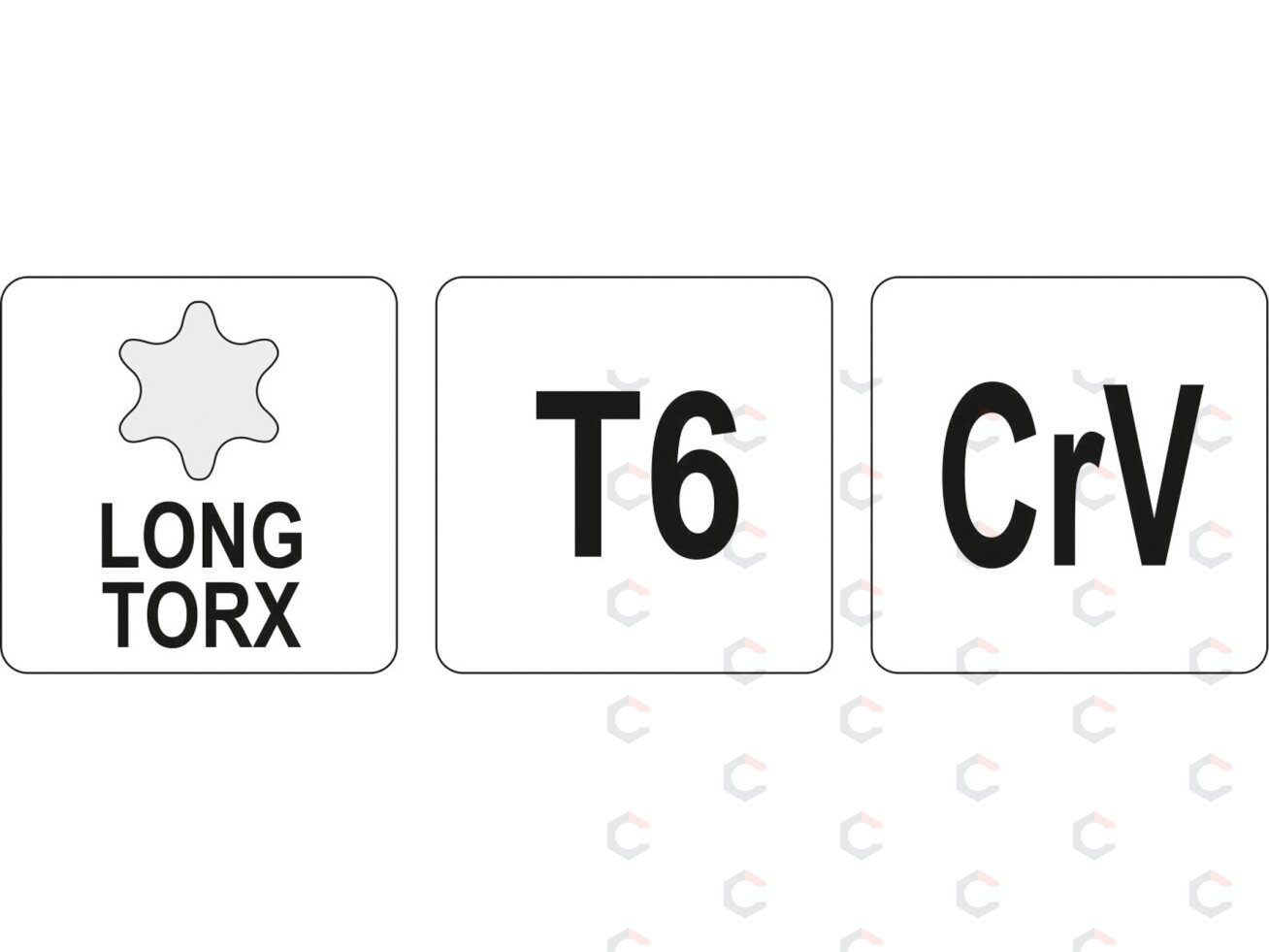 L tipo raktas | ilgas tipas | T-Star (Torx) T6 (YT-05490) 1 L tipo raktas | ilgas tipas | T-Star (Torx) T6 (YT-05490) 1