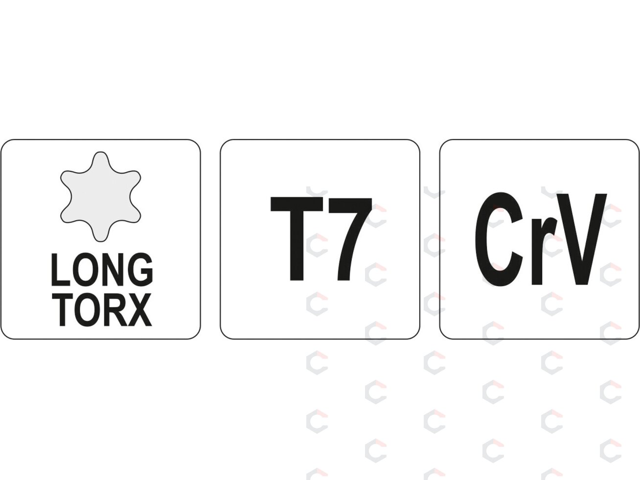 L tipo raktas | ilgas tipas | T-Star (Torx) T7 (YT-05491) 1 L tipo raktas | ilgas tipas | T-Star (Torx) T7 (YT-05491) 1