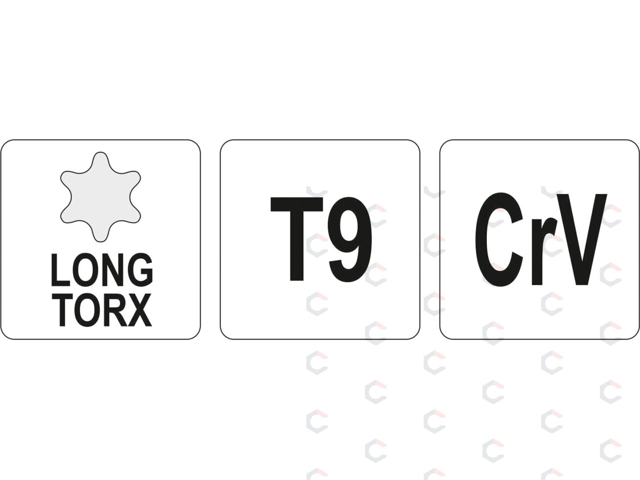 L tipo raktas | ilgas tipas | T-Star (Torx) T9 (YT-05493) 1 L tipo raktas | ilgas tipas | T-Star (Torx) T9 (YT-05493) 1