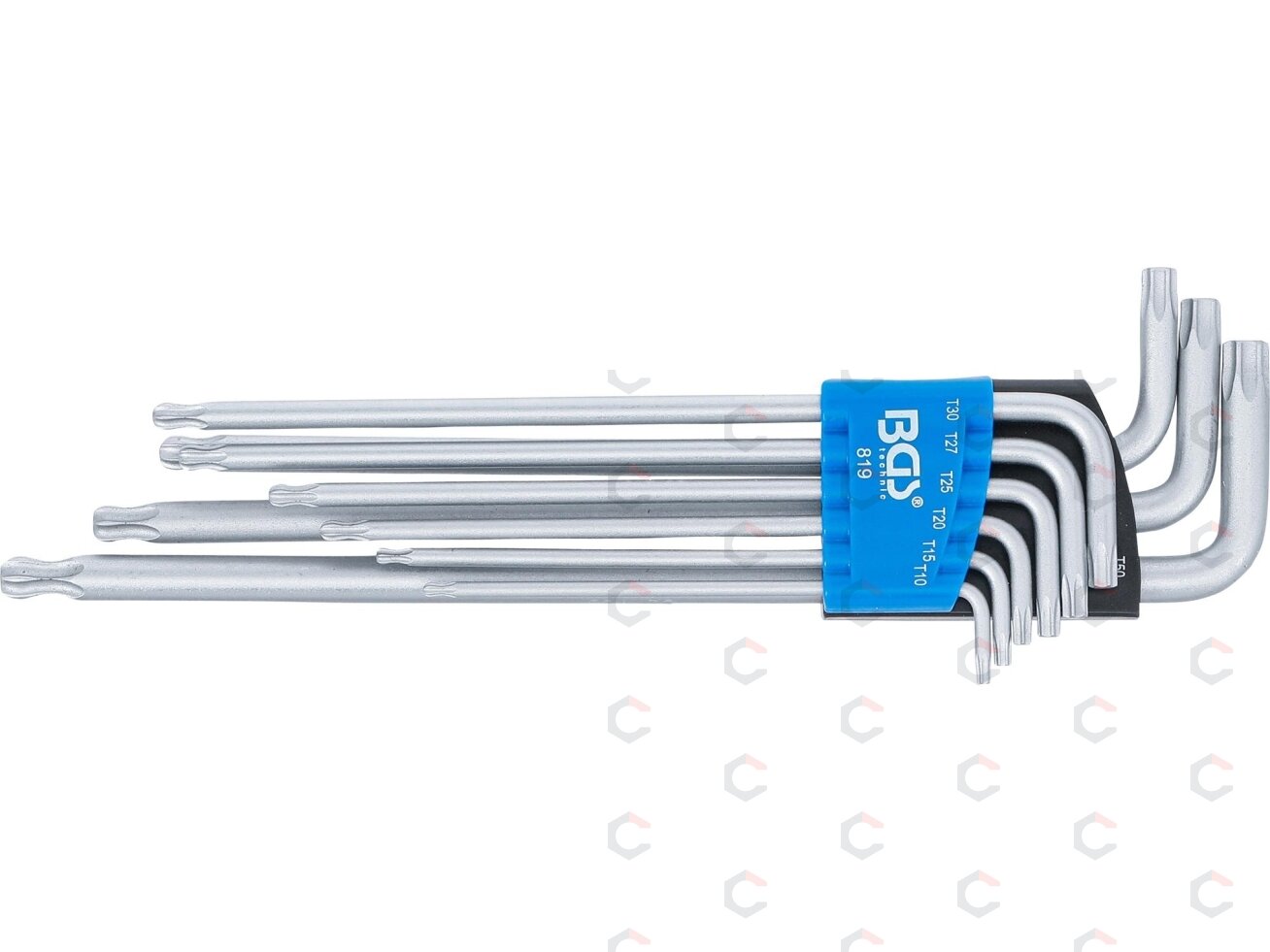 L tipo raktų rinkinys | ilgi | šarnyriniai | T-Star (Torx) T10 - T50 | 9 vnt. (819) 2 L tipo raktų rinkinys | ilgi | šarnyriniai | T-Star (Torx) T10 - T50 | 9 vnt. (819) 2