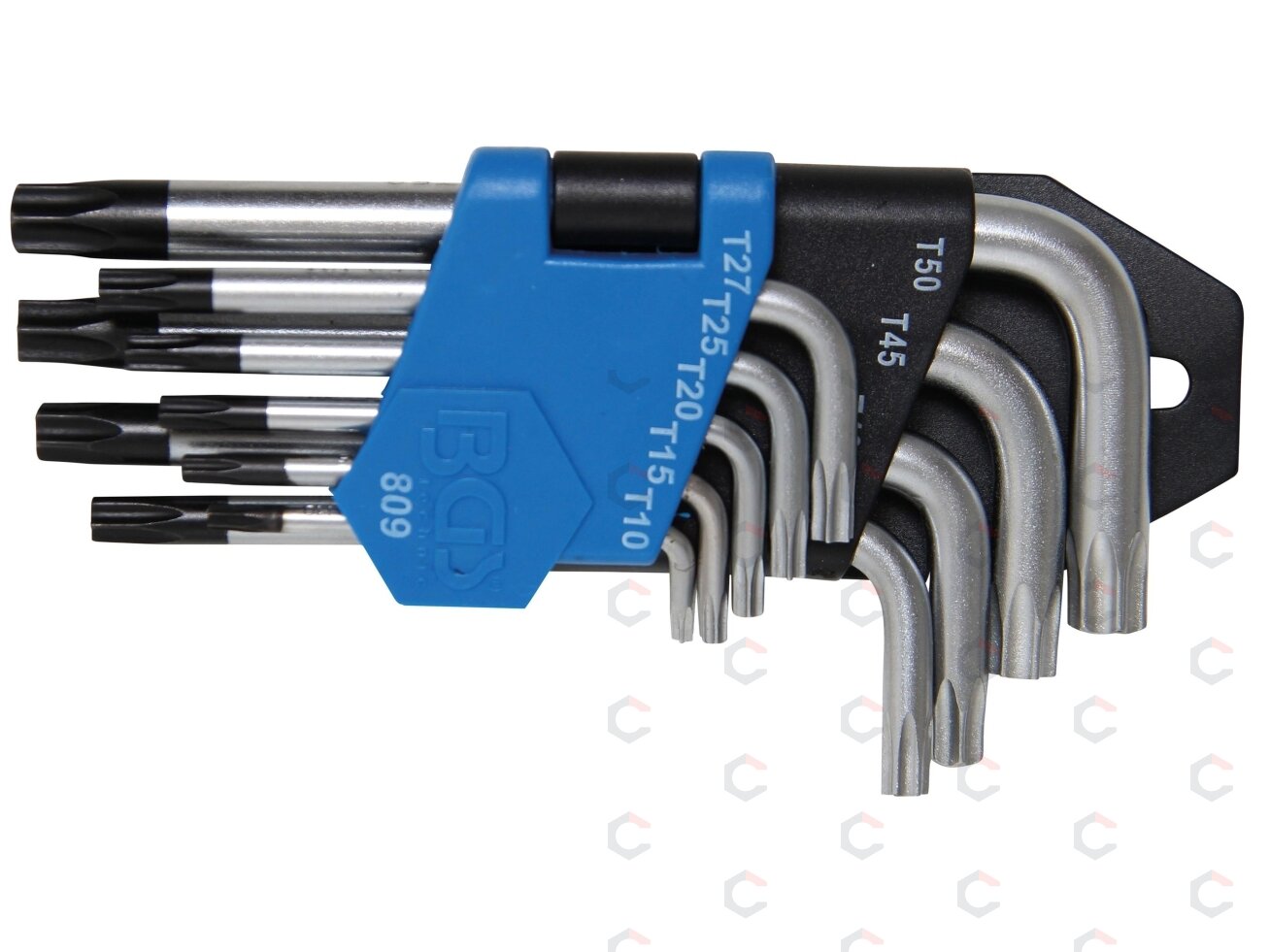 L tipo raktų rinkinys | trumpi | T-Star su skylutėm (Torx) T10 - T50 | 9 vnt. (809) 6 L tipo raktų rinkinys | trumpi | T-Star su skylutėm (Torx) T10 - T50 | 9 vnt. (809) 6