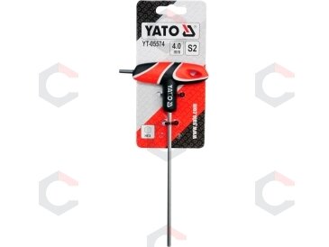 L tipo atsuktuvas HEX su rankena 4 mm (YT-05574) 1