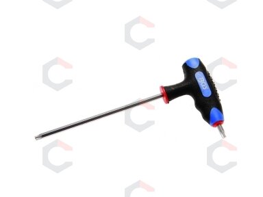 L tipo atsuktuvas su rankena | T-Star (Torx) T27 (4010-14)