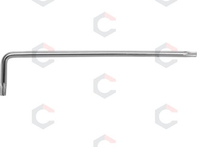 L tipo raktas | ilgas tipas | T-Star (su skyle) (Torx) T20 (YT-05516)