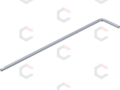 L tipo raktas | ilgiausias tipas | hex šešiakampis / hex šešiakampis su šarnyru | 3.0 mm (790-3)