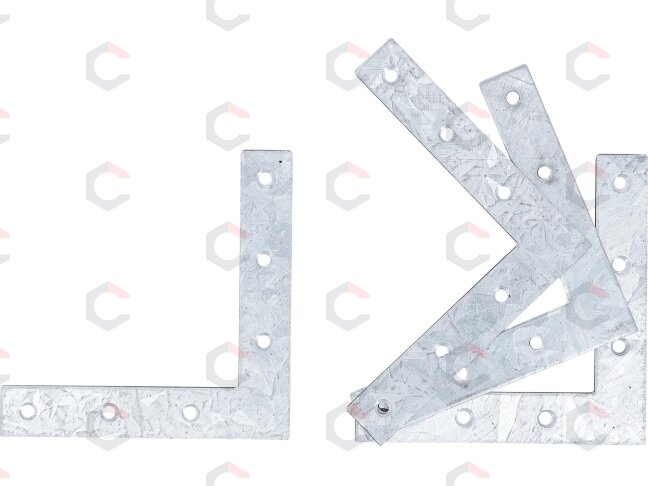 L formos plokštelė | 100 x 100 x 15 mm | 4 vnt. (80923) 2 L formos plokštelė | 100 x 100 x 15 mm | 4 vnt. (80923) 2