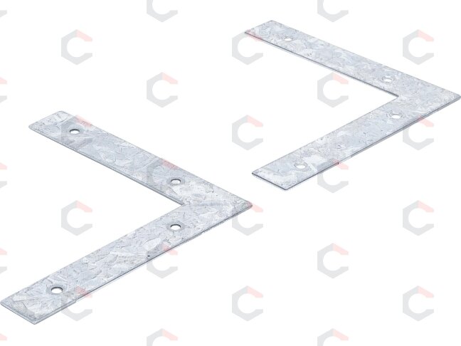 L formos plokštelė | 150 x 150 x 25 mm | 2 vnt. (80925) L formos plokštelė | 150 x 150 x 25 mm | 2 vnt. (80925)
