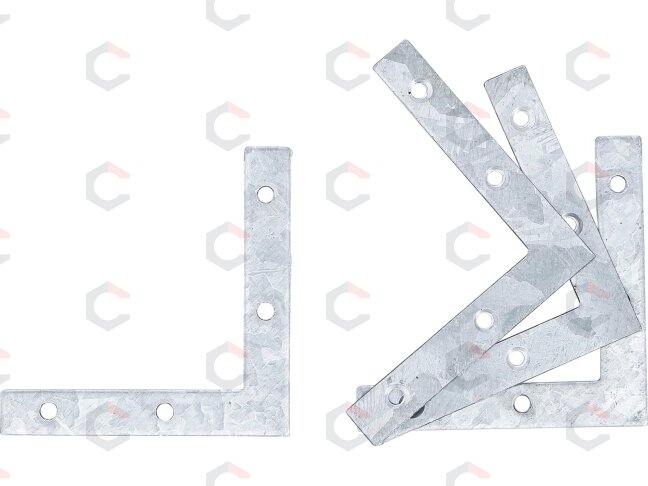 L formos plokštelė | 75 x 75 x 12 mm | 4 vnt. (80921) 2 L formos plokštelė | 75 x 75 x 12 mm | 4 vnt. (80921) 2