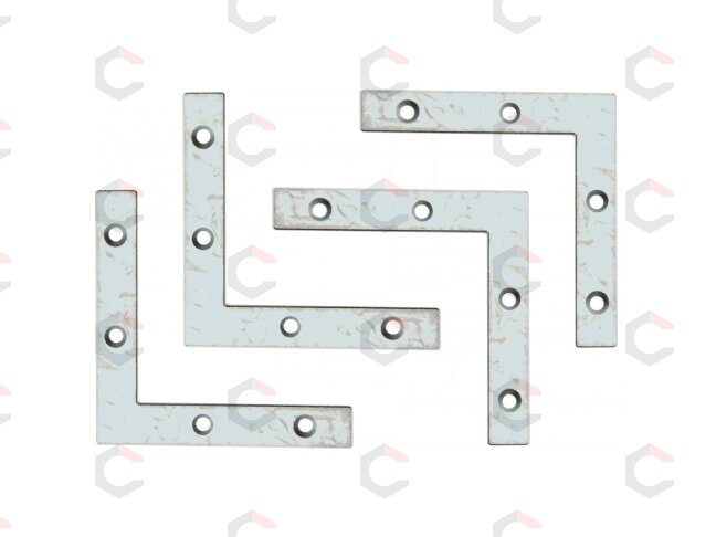 L formos plokštelė | 75 x 75 x 12 mm | 4 vnt. (80921) 3 L formos plokštelė | 75 x 75 x 12 mm | 4 vnt. (80921) 3