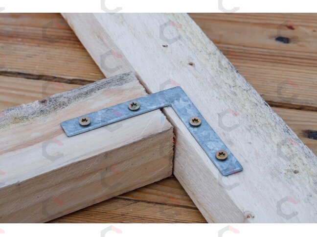 L formos plokštelė | 75 x 75 x 12 mm | 4 vnt. (80921) 1 L formos plokštelė | 75 x 75 x 12 mm | 4 vnt. (80921) 1