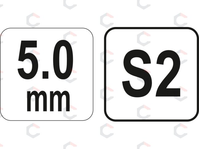 L tipo atsuktuvas HEX su rankena 5 mm (YT-05576) 2 L tipo atsuktuvas HEX su rankena 5 mm (YT-05576) 2