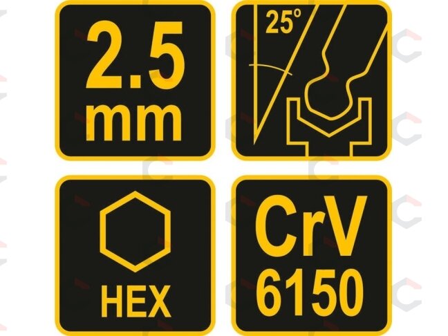 L tipo atsuktuvas HEX su rankena | šarnyrinis | 2.5 mm (56621) 3 L tipo atsuktuvas HEX su rankena | šarnyrinis | 2.5 mm (56621) 3