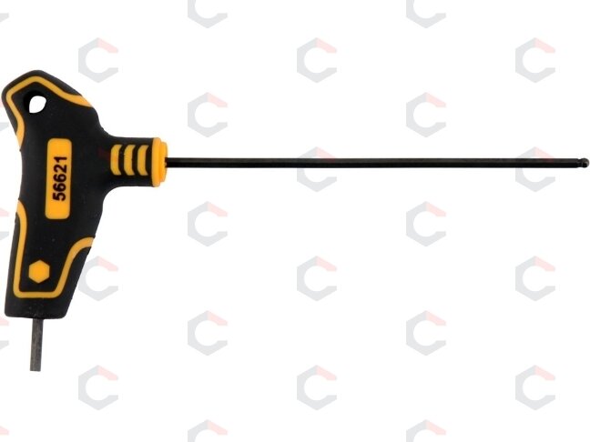 L tipo atsuktuvas HEX su rankena | šarnyrinis | 2.5 mm (56621) L tipo atsuktuvas HEX su rankena | šarnyrinis | 2.5 mm (56621)