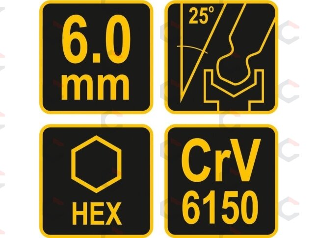 L tipo atsuktuvas HEX su rankena | šarnyrinis | 6 mm (56625) 3 L tipo atsuktuvas HEX su rankena | šarnyrinis | 6 mm (56625) 3