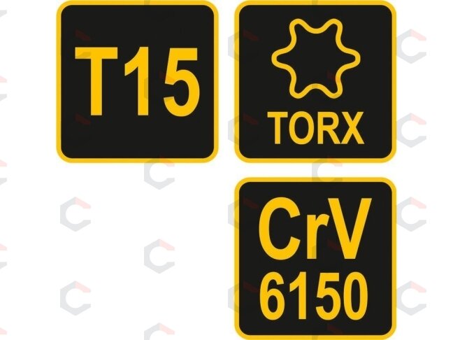 L tipo atsuktuvas su rankena | T-Star (Torx) | T15 (56631) 3 L tipo atsuktuvas su rankena | T-Star (Torx) | T15 (56631) 3