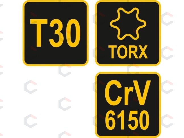 L tipo atsuktuvas su rankena | T-Star (Torx) | T30 (56635) 3 L tipo atsuktuvas su rankena | T-Star (Torx) | T30 (56635) 3
