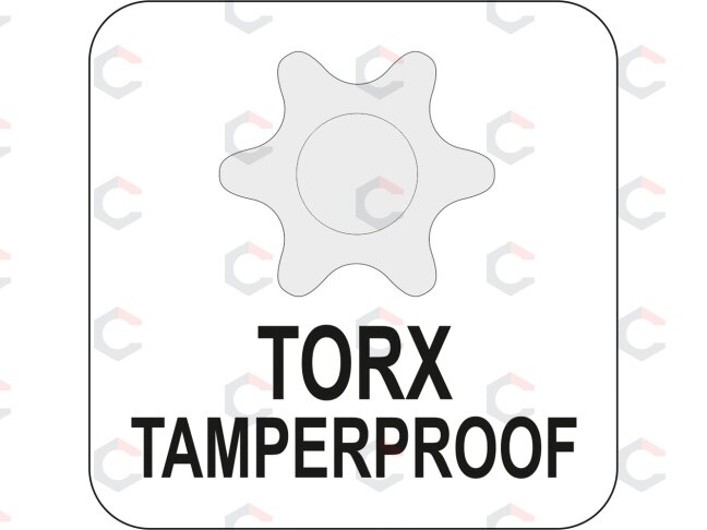 L tipo atsuktuvas TORX su rankena T25 (YT-05606) 4 L tipo atsuktuvas TORX su rankena T25 (YT-05606) 4