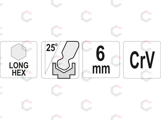 L tipo raktas | ilgas | hex šešiakampis su šarnyru | 6,0 mm (YT-05458) 1 L tipo raktas | ilgas | hex šešiakampis su šarnyru | 6,0 mm (YT-05458) 1