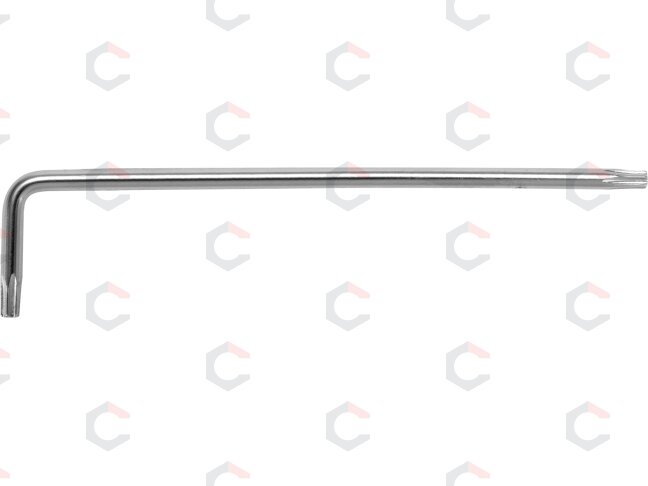 L tipo raktas | ilgas tipas | T-Star (su skyle) (Torx) T9 (YT-05513)