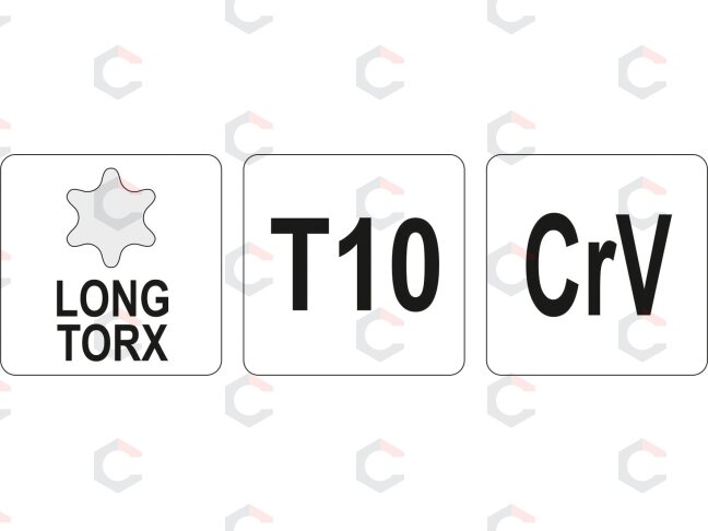 L tipo raktas | ilgas tipas | T-Star (Torx) T10 (YT-05494) 1 L tipo raktas | ilgas tipas | T-Star (Torx) T10 (YT-05494) 1