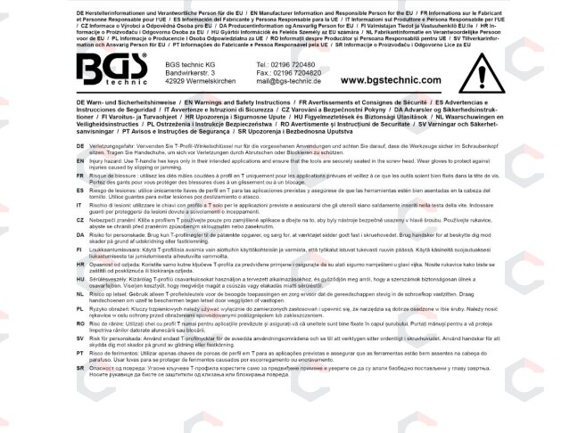 L tipo raktų rinkinys | daugiaspalviai šarnyriniai su skyle ilgi | T-Star (Torx) T10 - T50 | 9 vnt. (74464B) 4 L tipo raktų rinkinys | daugiaspalviai šarnyriniai su skyle ilgi | T-Star (Torx) T10 - T50 | 9 vnt. (74464B) 4