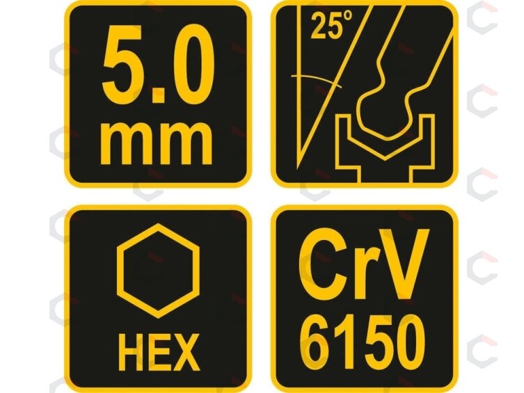 L tipo atsuktuvas HEX su rankena | šarnyrinis | 5 mm (56624) 3 L tipo atsuktuvas HEX su rankena | šarnyrinis | 5 mm (56624) 3