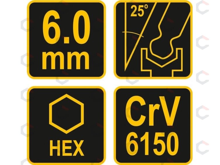 L tipo atsuktuvas HEX su rankena | šarnyrinis | 6 mm (56625) 3 L tipo atsuktuvas HEX su rankena | šarnyrinis | 6 mm (56625) 3