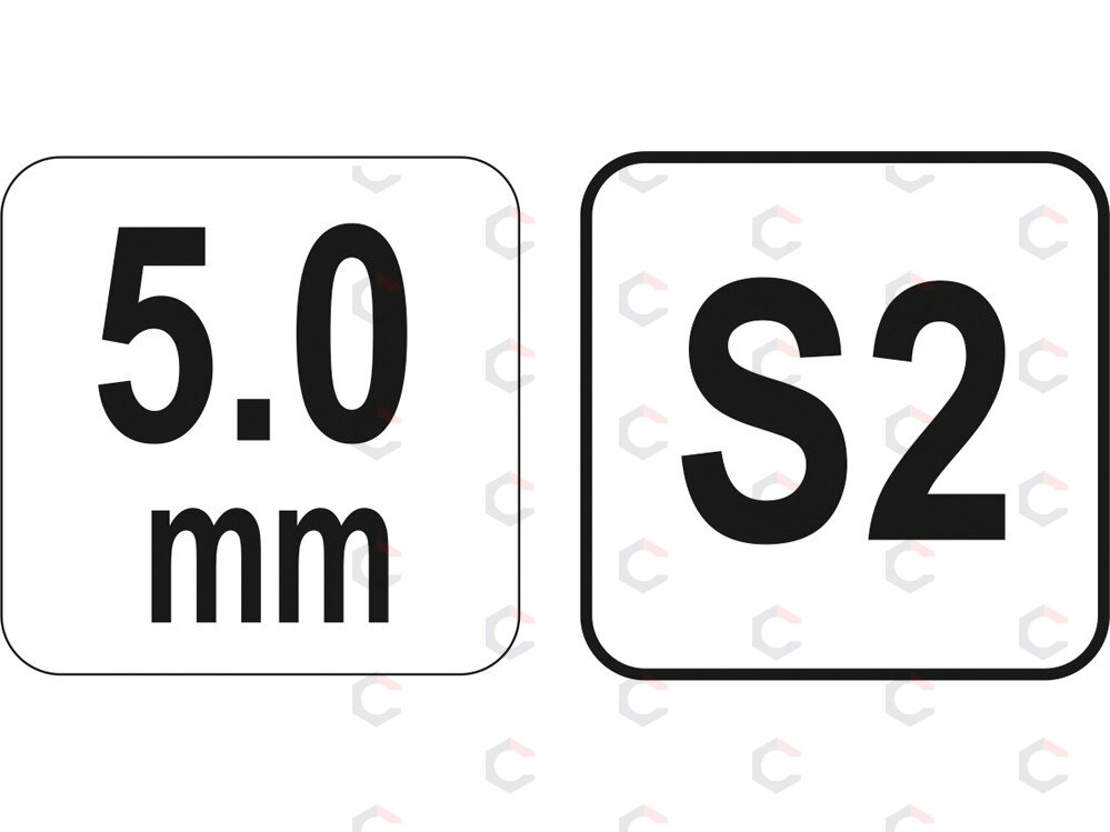 L tipo atsuktuvas HEX su rankena 5 mm (YT-05576) 2 L tipo atsuktuvas HEX su rankena 5 mm (YT-05576) 2