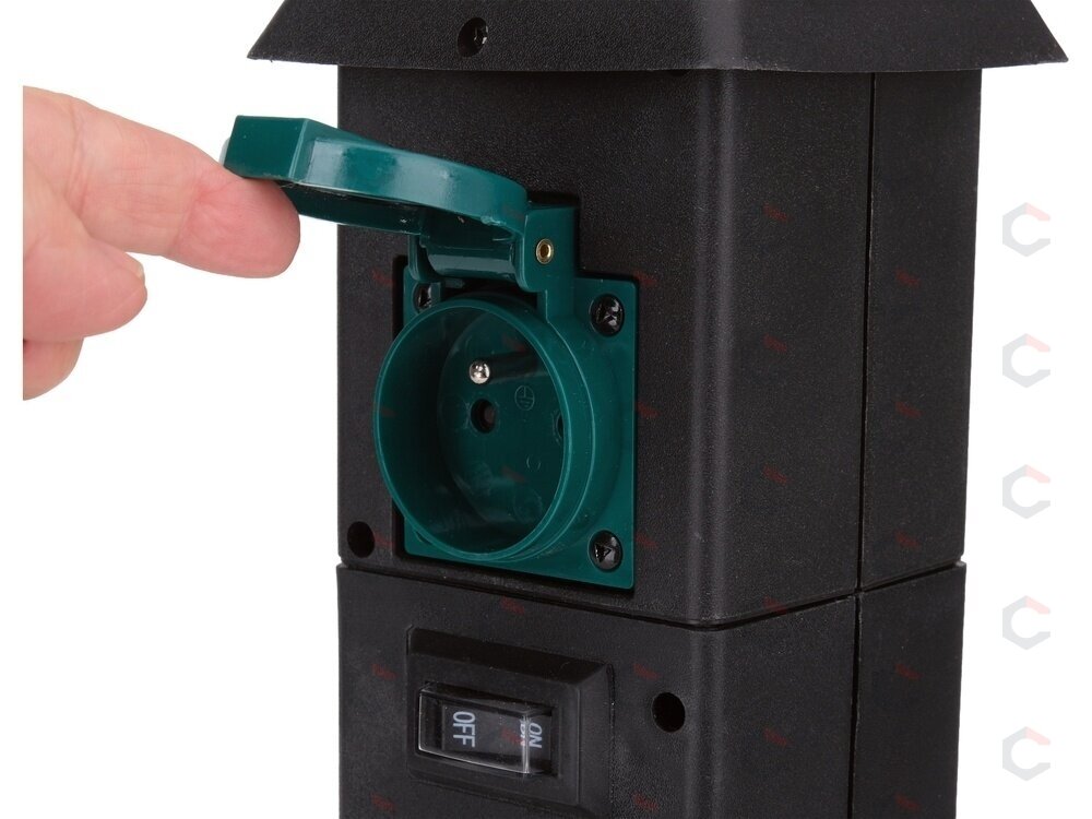 Lauko elektros lizdų stulpelis | IP44 | 4 x 230 V (YT-81274) 6 Lauko elektros lizdų stulpelis | IP44 | 4 x 230 V (YT-81274) 6