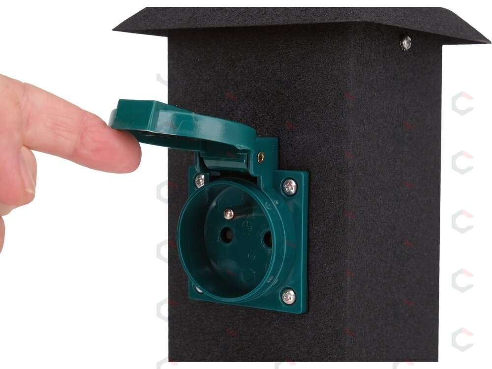 Lauko elektros lizdų stulpelis | plieninis | IP44 | 4 x 230 V (YT-81275) 5 Lauko elektros lizdų stulpelis | plieninis | IP44 | 4 x 230 V (YT-81275) 5