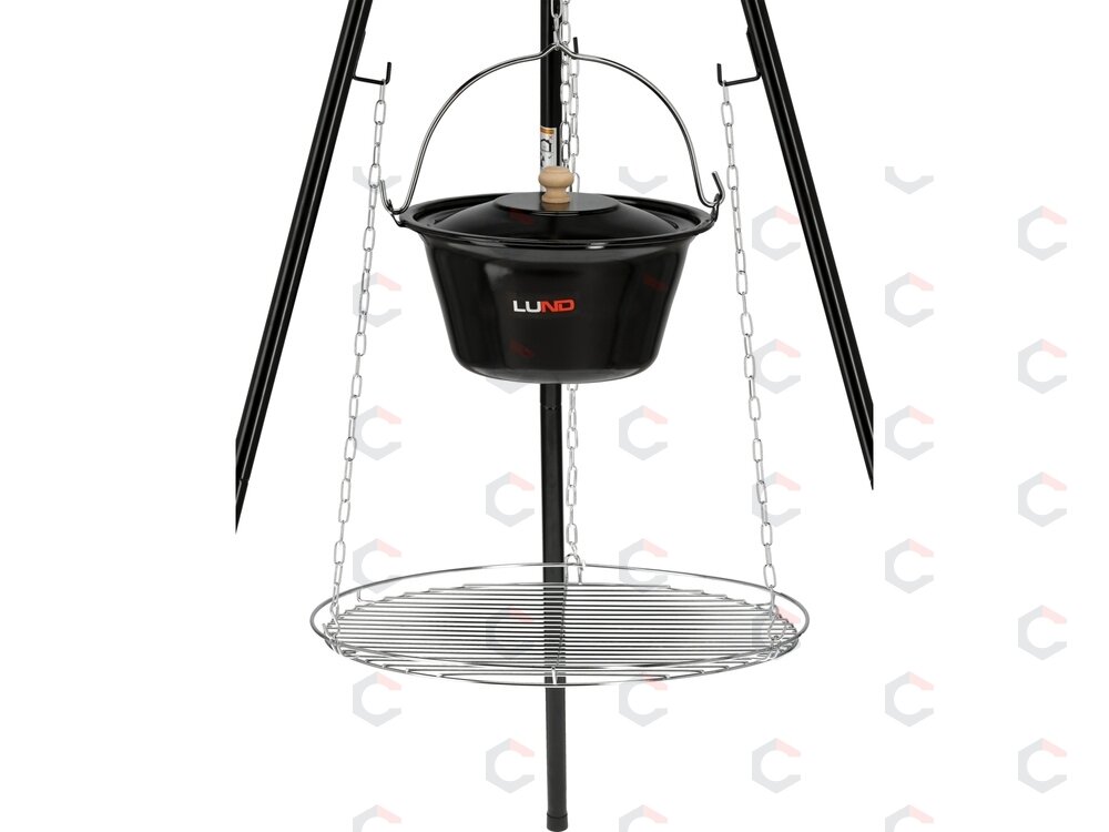Lauko kepsninė / katiliukas su dangčiu | pakabinamas | 49 cm (99933) 1 Lauko kepsninė / katiliukas su dangčiu | pakabinamas | 49 cm (99933) 1