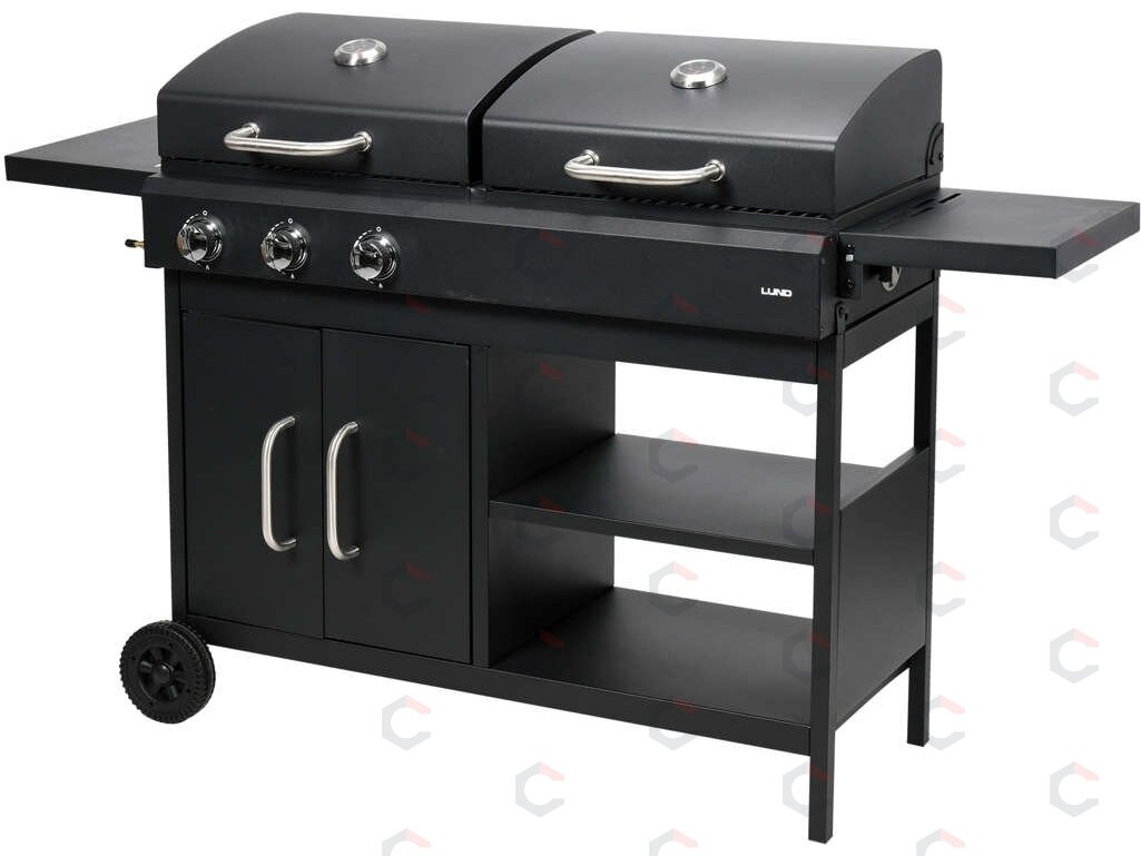 Lauko kepsninė / grilis 2 viename | anglis / dujos | 8,6KW (99649) 2 Lauko kepsninė / grilis 2 viename | anglis / dujos | 8,6KW (99649) 2