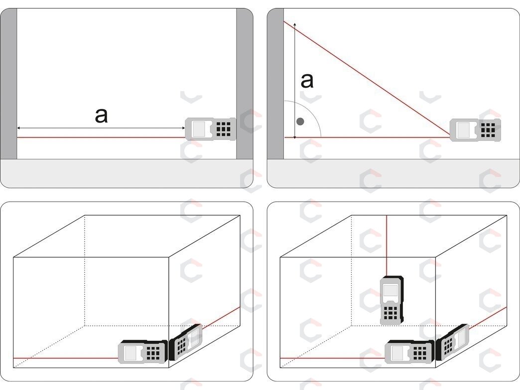 Lazerinis atstumo matuoklis | 0,2-100 m (81795) 4 Lazerinis atstumo matuoklis | 0,2-100 m (81795) 4