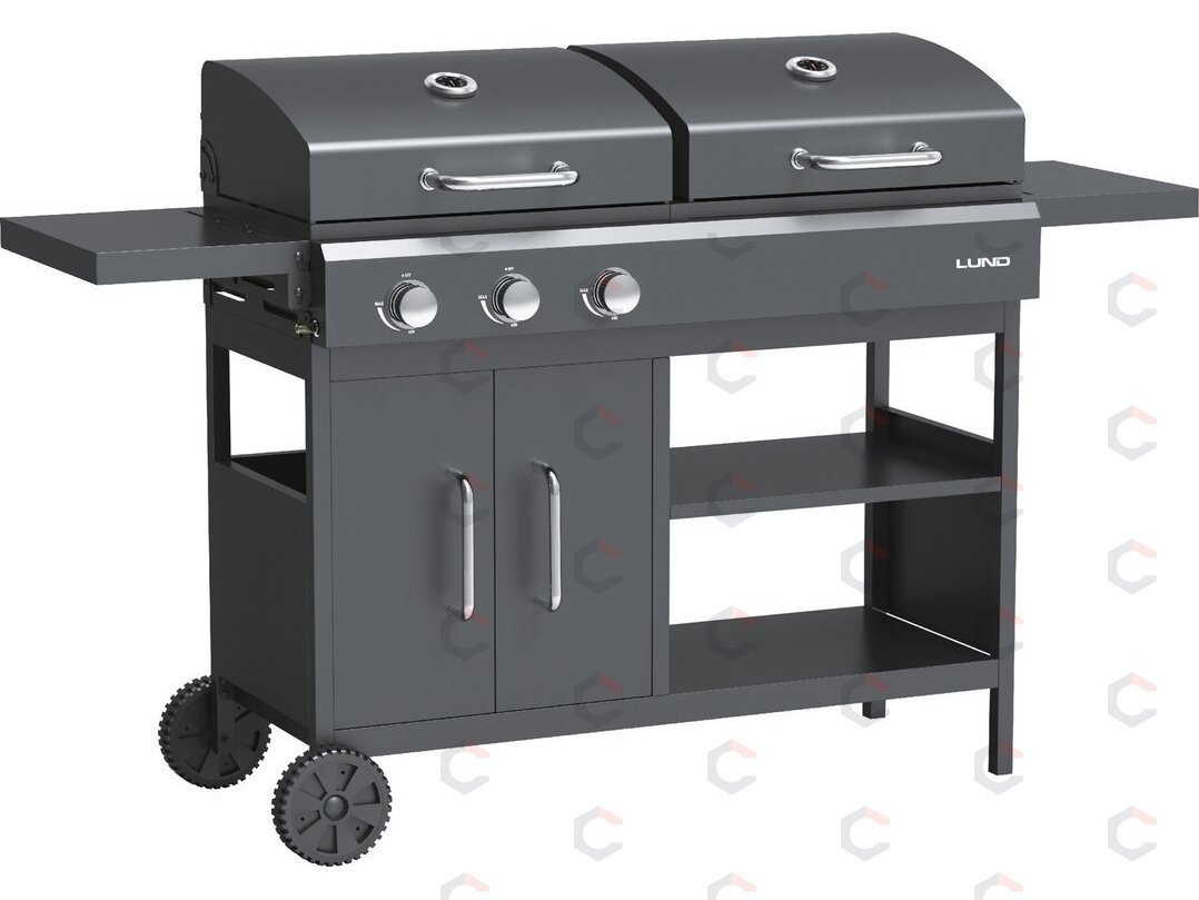 Lauko kepsninė / grilis 2 viename | anglis / dujos | 8,6KW (99649) Lauko kepsninė / grilis 2 viename | anglis / dujos | 8,6KW (99649)
