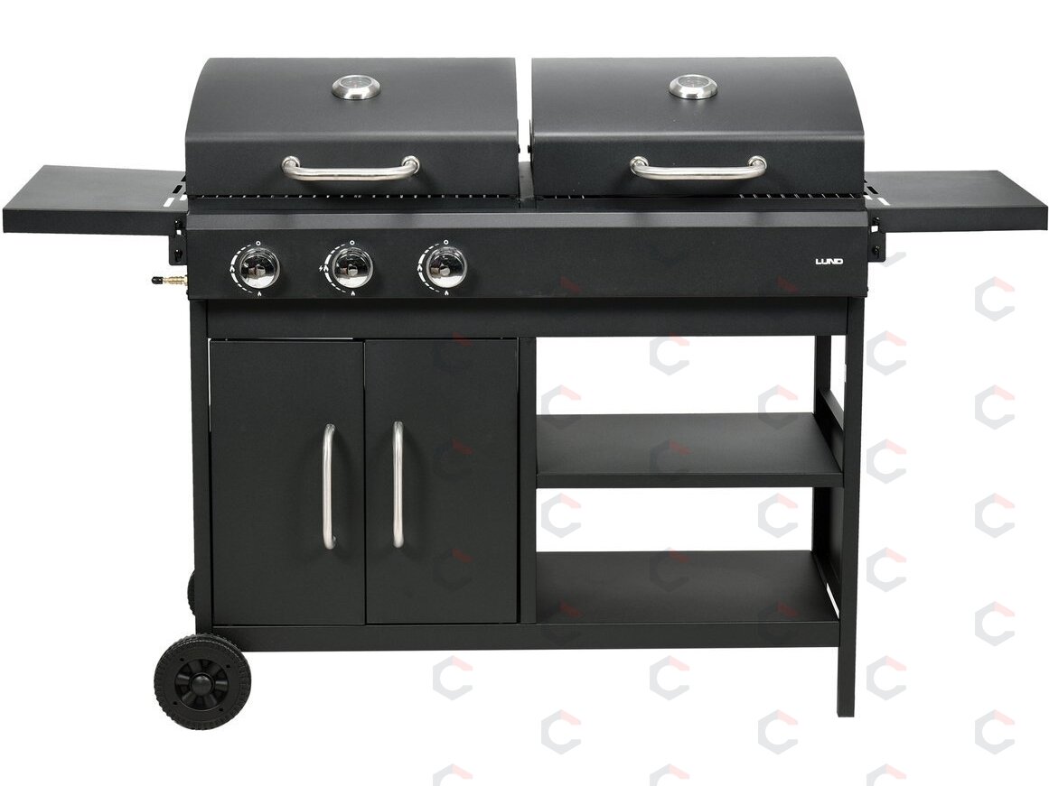 Lauko kepsninė / grilis 2 viename | anglis / dujos | 8,6KW (99649) 1 Lauko kepsninė / grilis 2 viename | anglis / dujos | 8,6KW (99649) 1