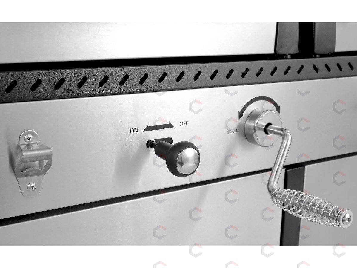 Lauko kepsninė / grilis | 2 viename | anglis / dujos | Nerūdijantis plienas | 8.2 kW (YG-20030) 1