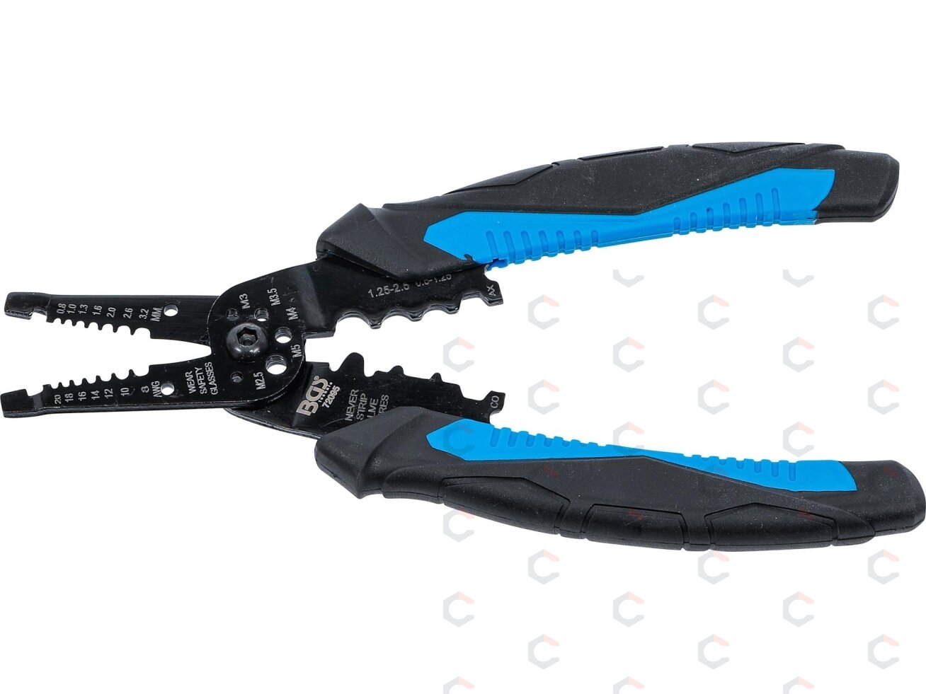 Laidų valymo ir presavimo replės | 210 mm (72095) 2