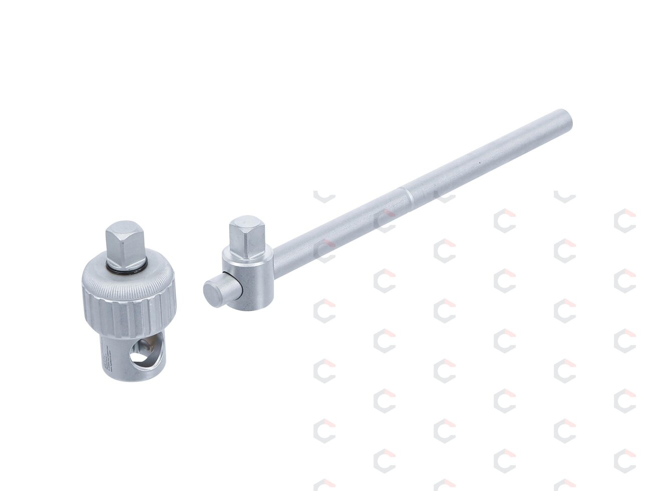 Slankiojanti rankena | 12,5 mm (1/2") | su terkšliniu adapteriu (71047) Slankiojanti rankena | 12,5 mm (1/2") | su terkšliniu adapteriu (71047)