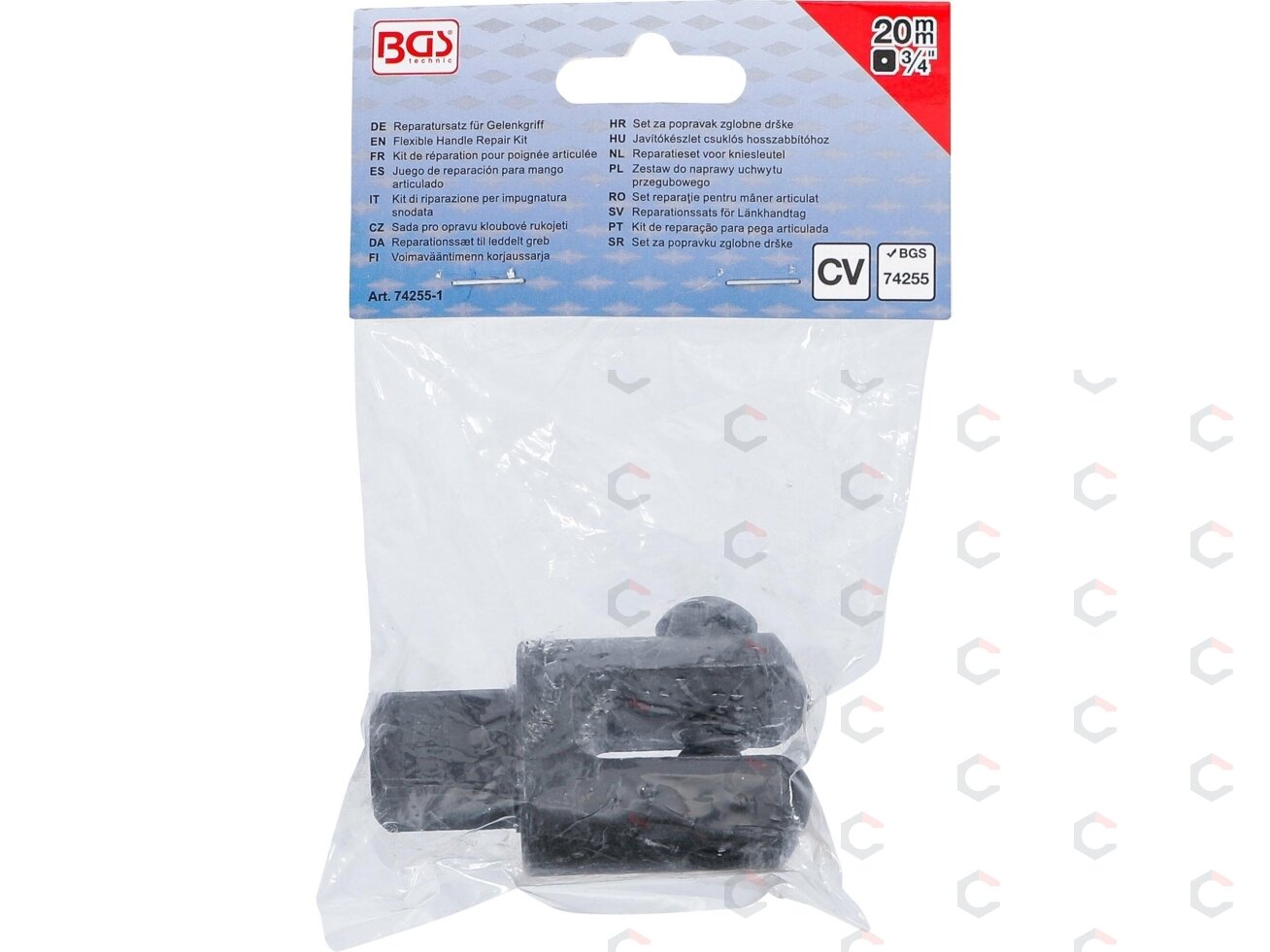 Lanksčios rankenos remonto rinkinys | 20 mm (3/4") | BGS 74255 (74255-1) 3 Lanksčios rankenos remonto rinkinys | 20 mm (3/4") | BGS 74255 (74255-1) 3