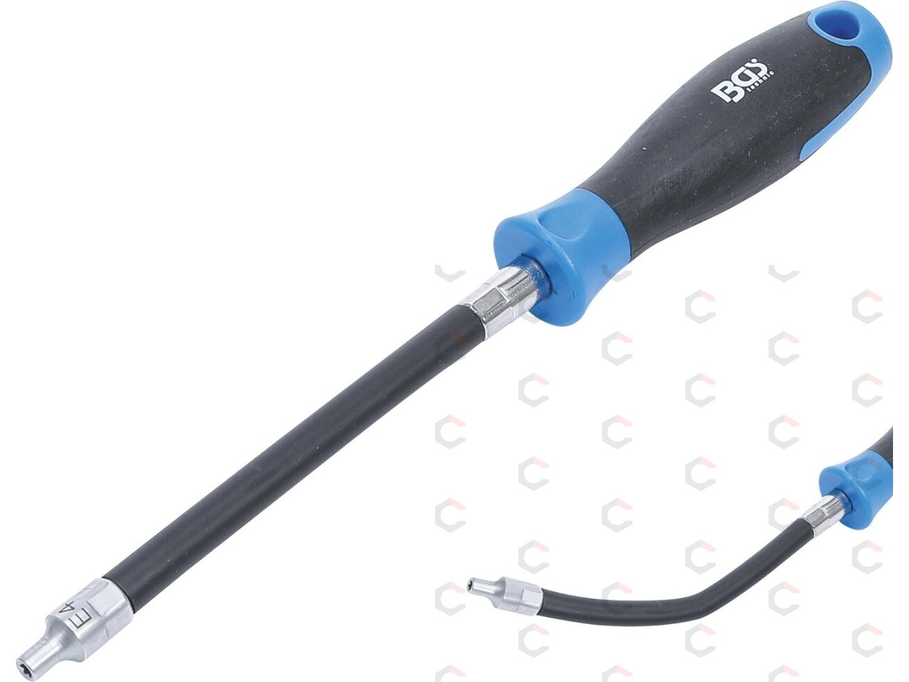 Lanksti rankena su galvute | E tipas E 4 | Spyruoklės ilgis 150 mm (70020) 1 Lanksti rankena su galvute | E tipas E 4 | Spyruoklės ilgis 150 mm (70020) 1