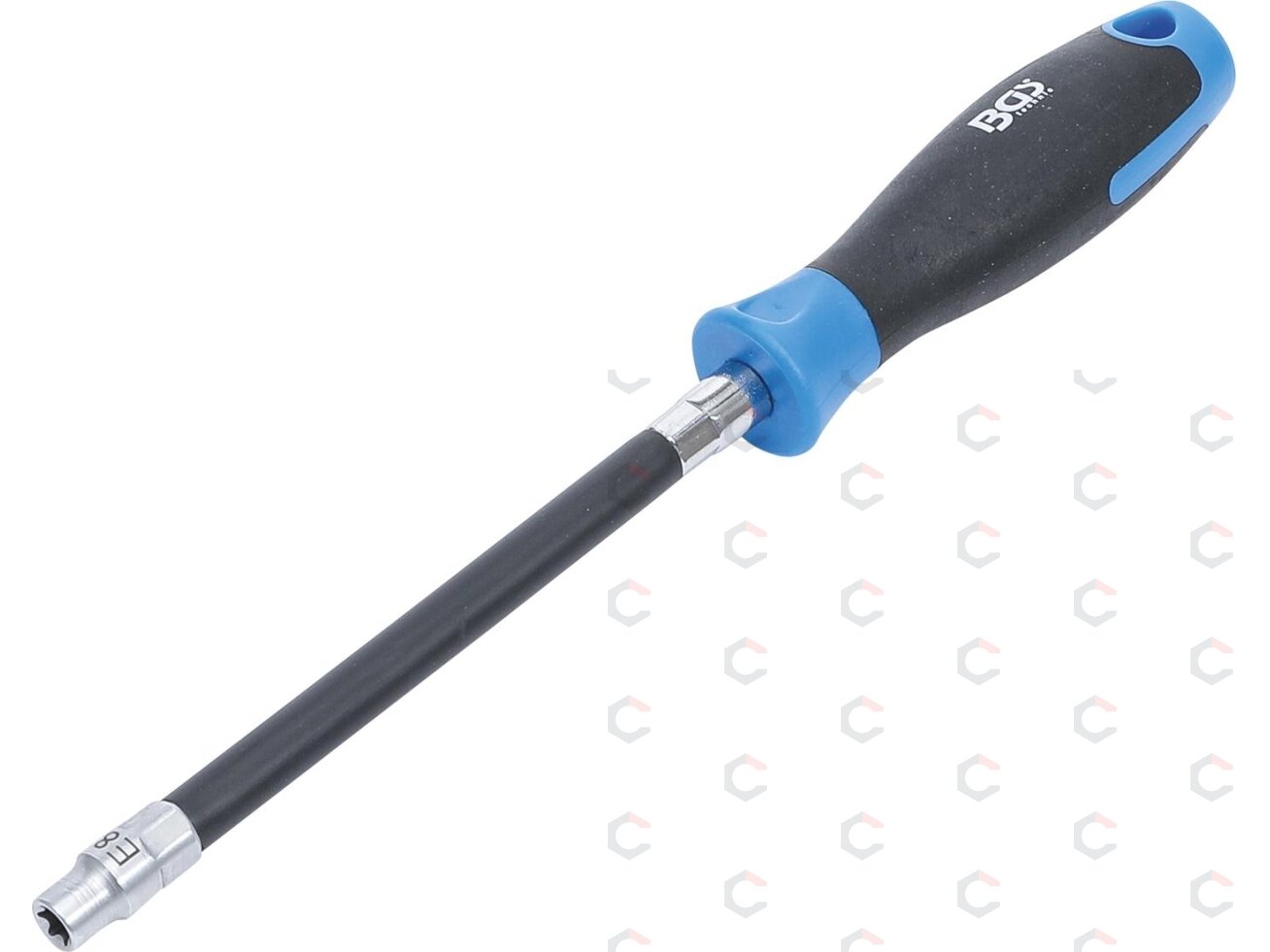 Lanksti rankena su galvute | E tipas E 8 | Spyruoklės ilgis 150 mm (70024) Lanksti rankena su galvute | E tipas E 8 | Spyruoklės ilgis 150 mm (70024)