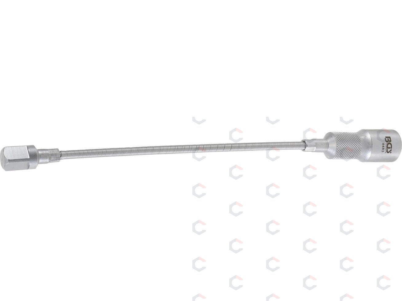 Lankstus spyruoklinis ilgintuvas | išorinis / vidinis kvadratas 12,5 mm (1/2") | 300 mm (8483) Lankstus spyruoklinis ilgintuvas | išorinis / vidinis kvadratas 12,5 mm (1/2") | 300 mm (8483)