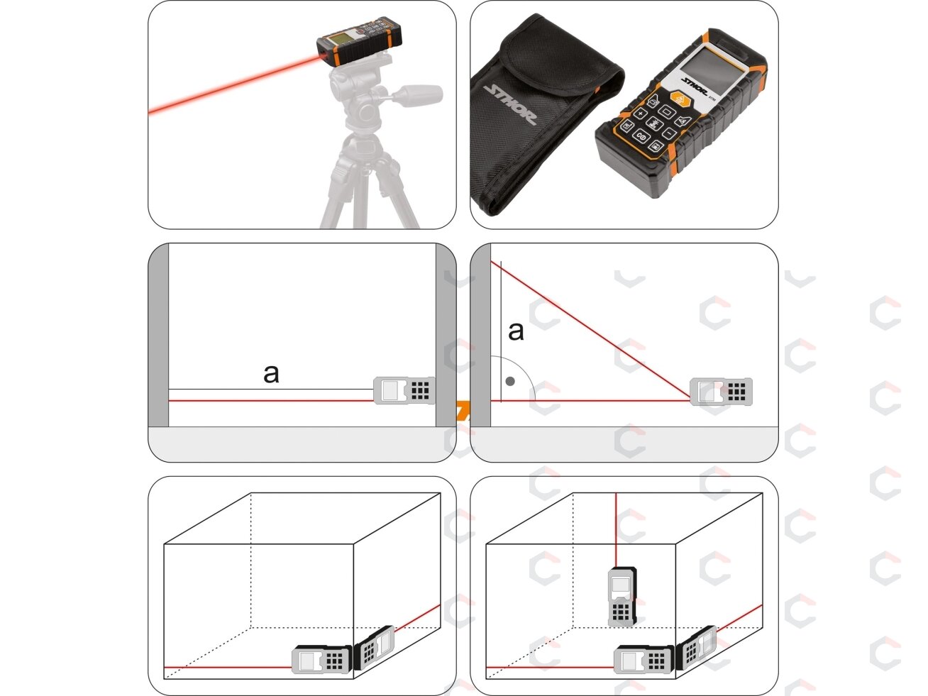 Lazerinis atstumo matuoklis | 0.05-40 m (81790) 4 Lazerinis atstumo matuoklis | 0.05-40 m (81790) 4
