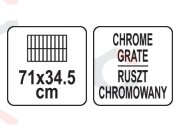 Lauko kepsninė / anglinis grilis | dangtis, šildymo grotelė | 71×34,5 cm (99908) 13 Lauko kepsninė / anglinis grilis | dangtis, šildymo grotelė | 71×34,5 cm (99908) 13