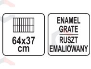 Lauko kepsninė / grilis | XXL | su dangčiu ir kaminu | 64X37 cm (99909) 13 Lauko kepsninė / grilis | XXL | su dangčiu ir kaminu | 64X37 cm (99909) 13